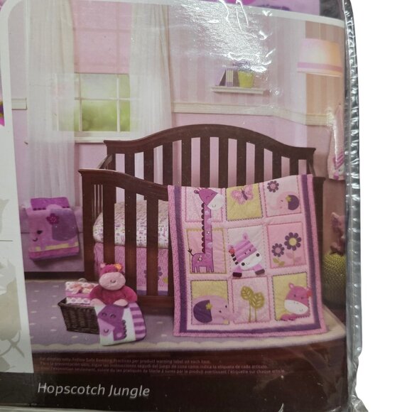 Lambs & Ivy Other - New Lambs & Ivy Hopscotch Jungle 3 Piece Bedding Crib Set for Baby Crib